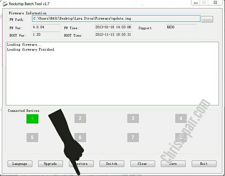 How To Use RockChip Batch Tool - Chrisrepair