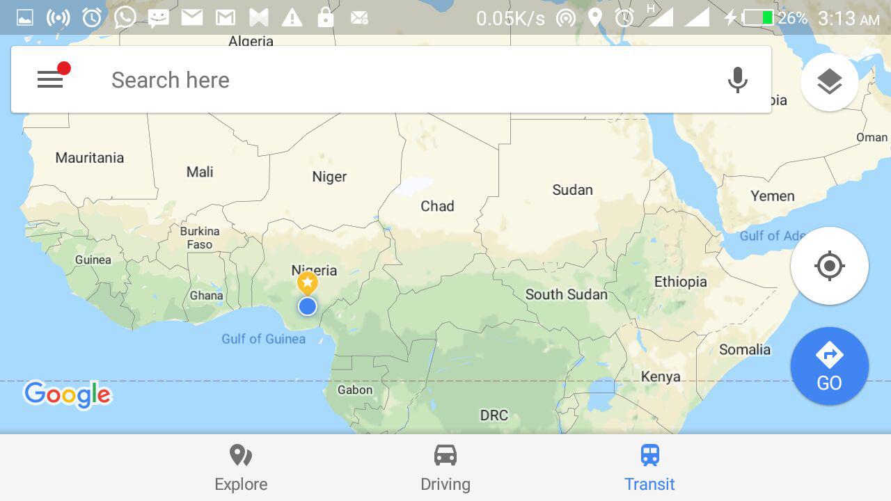google maps for Android