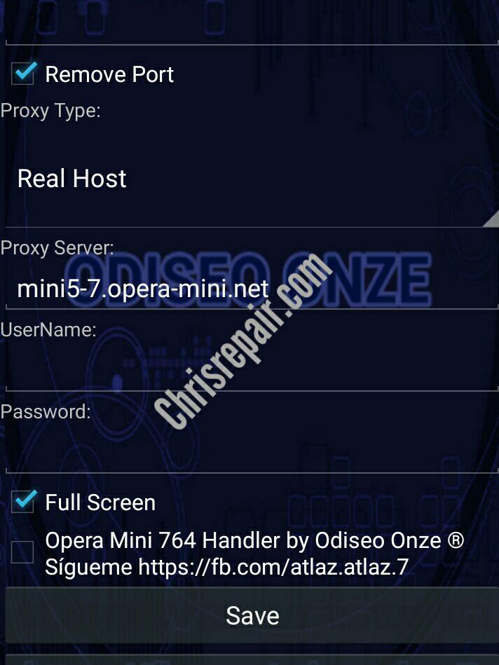 opera mini 7 handler