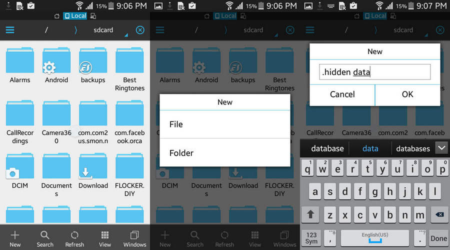 Hide Files And Photos on Android